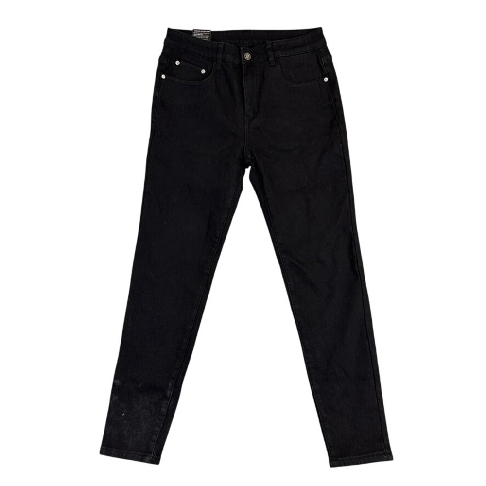 NWT Qazel Vorrlon Womens Black Skinny Jeans Stretch Denim Size 10 S J10S New